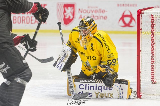Photo hockey match Bordeaux - Rouen le 03/12/2023