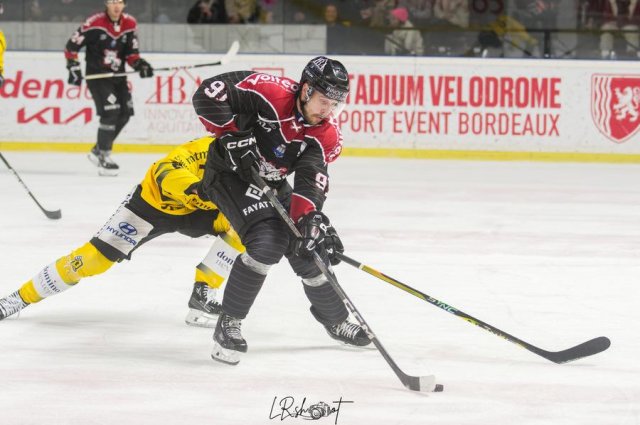 Photo hockey match Bordeaux - Rouen le 03/12/2023