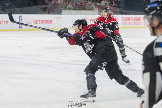 Photo hockey match Bordeaux - Rouen le 03/12/2023