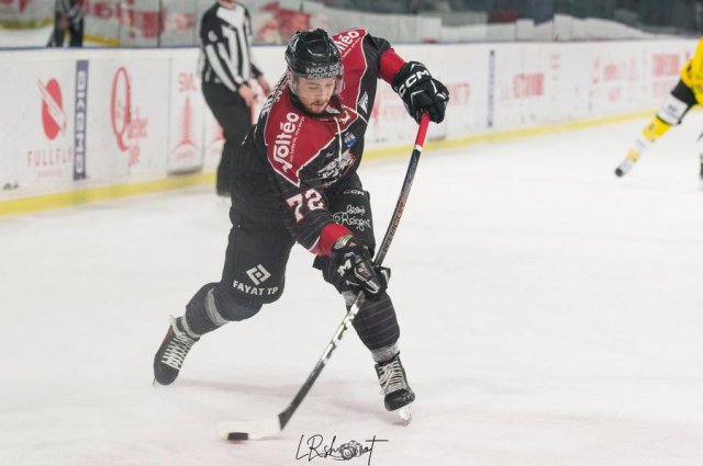 Photo hockey match Bordeaux - Rouen le 03/12/2023