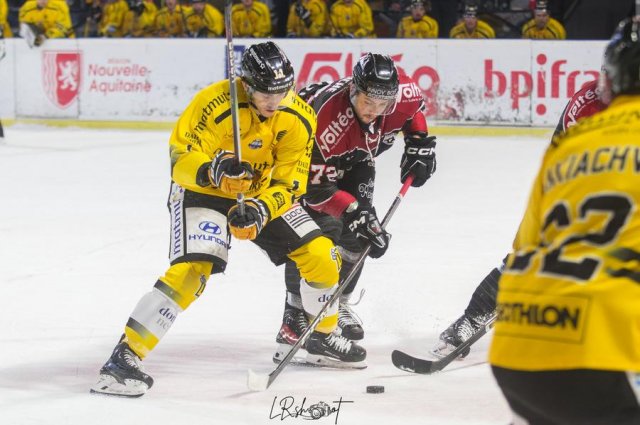 Photo hockey match Bordeaux - Rouen le 03/12/2023