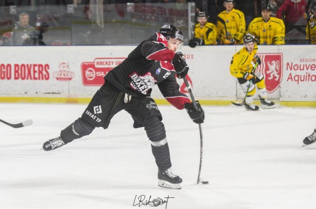 Photo hockey match Bordeaux - Rouen le 03/12/2023