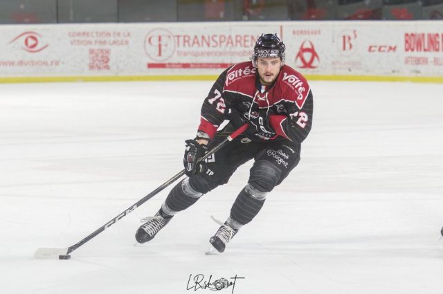 Photo hockey match Bordeaux - Rouen le 03/12/2023