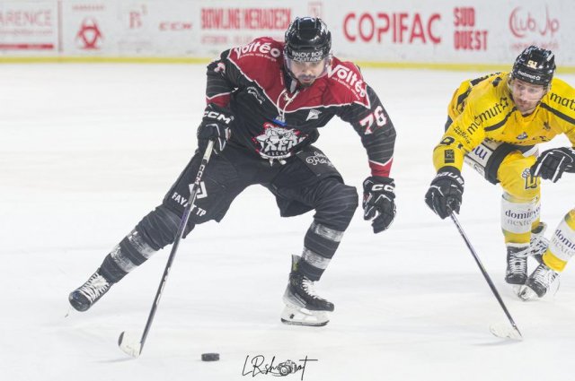 Photo hockey match Bordeaux - Rouen le 03/12/2023