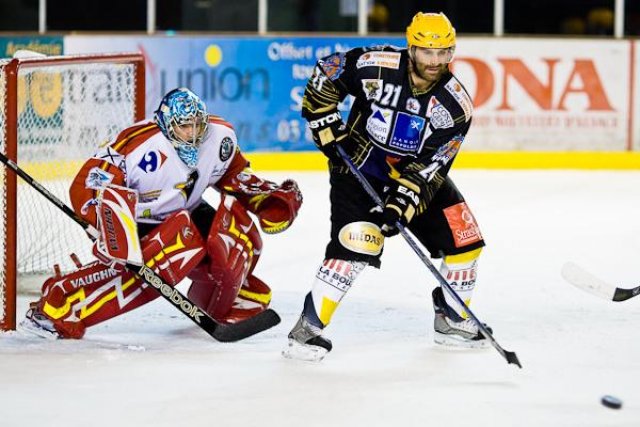 Photo hockey match Strasbourg  - Morzine-Avoriaz le 10/10/2009