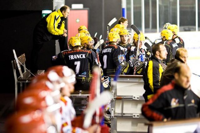 Photo hockey match Strasbourg  - Morzine-Avoriaz le 10/10/2009