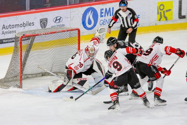 Photo hockey match Amiens  - Nice le 03/12/2023