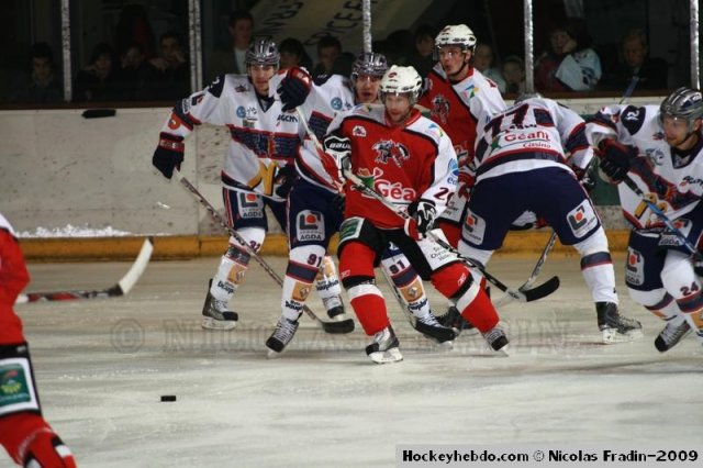 Photo hockey match Briançon  - Grenoble  le 10/10/2009