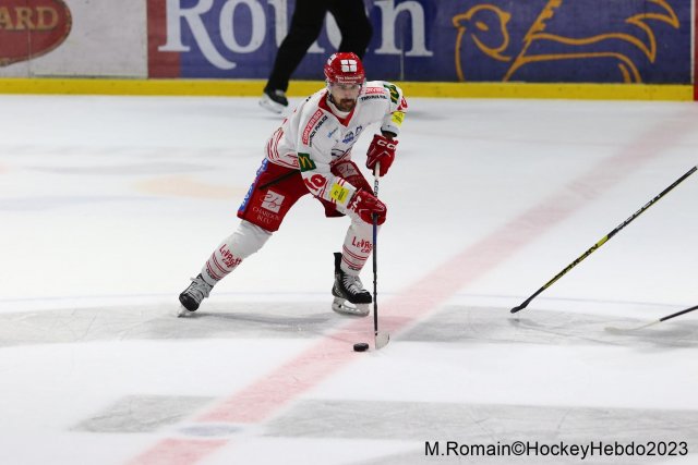 Photo hockey match Rouen - Grenoble  le 05/12/2023