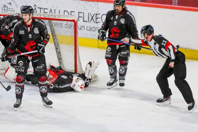 Photo hockey match Amiens  - Marseille le 05/12/2023