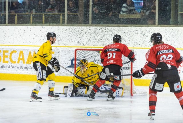 Photo hockey match Chamonix  - Rouen le 08/12/2023