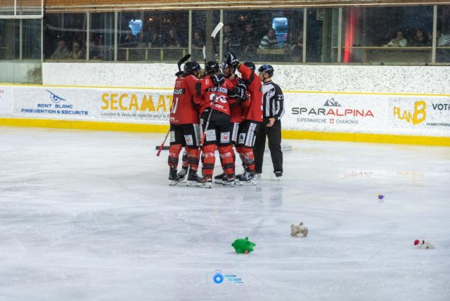 Photo hockey match Chamonix  - Rouen le 08/12/2023