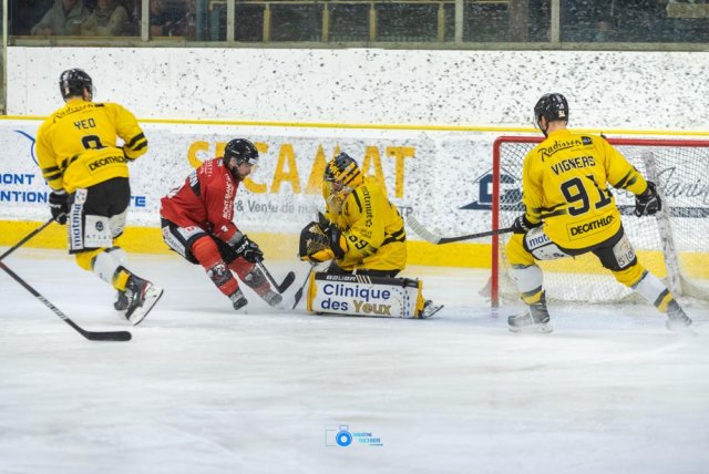 Photo hockey match Chamonix  - Rouen le 08/12/2023