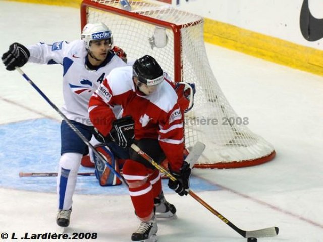 Photo hockey album Mondiaux : 2ème journée - Suisse / France - L. Lardière