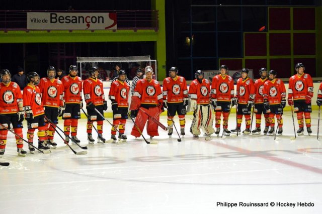 Photo hockey match Besançon - HC Savoie le 09/12/2023