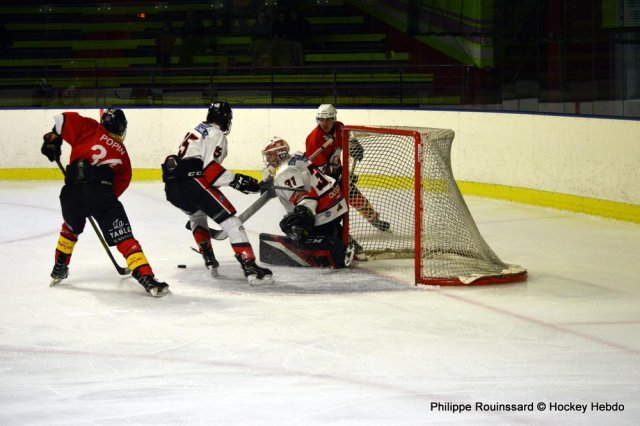 Photo hockey match Besançon - HC Savoie le 09/12/2023