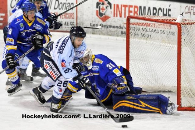 Photo hockey match Villard-de-Lans - Angers  le 10/10/2009