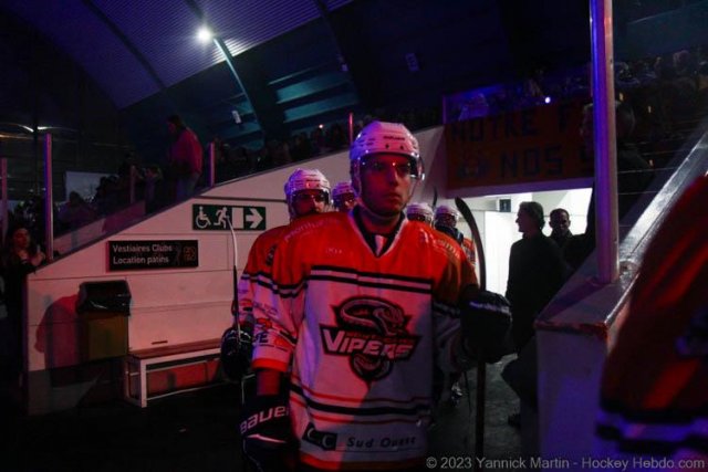 Photo hockey match Clermont-Ferrand - Montpellier  le 09/12/2023
