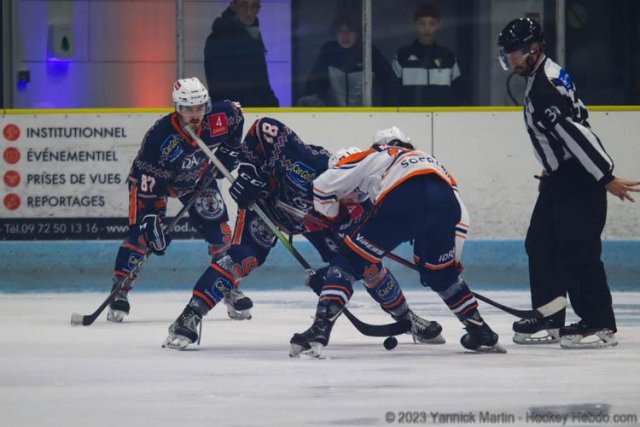 Photo hockey match Clermont-Ferrand - Montpellier  le 09/12/2023