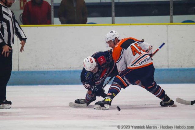 Photo hockey match Clermont-Ferrand - Montpellier  le 09/12/2023
