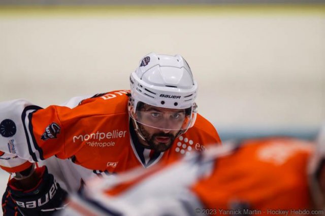 Photo hockey match Clermont-Ferrand - Montpellier  le 09/12/2023