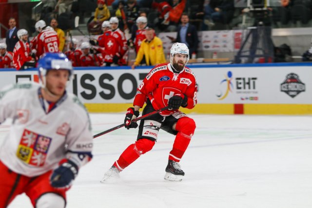 Photo hockey match Switzerland - Czech Republic le 16/12/2023