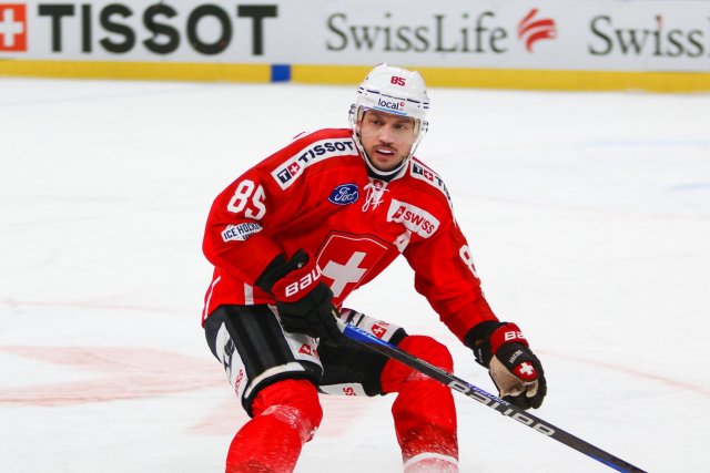 Photo hockey match Switzerland - Czech Republic le 16/12/2023
