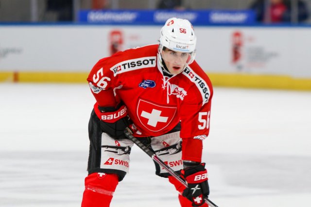 Photo hockey match Switzerland - Czech Republic le 16/12/2023