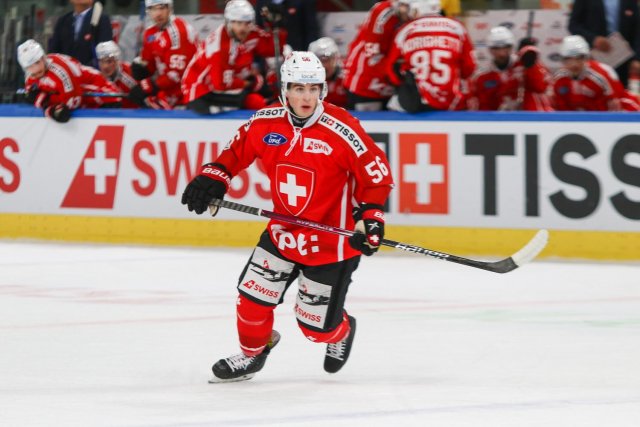 Photo hockey match Switzerland - Czech Republic le 16/12/2023