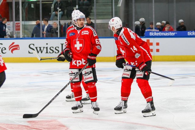 Photo hockey match Switzerland - Czech Republic le 16/12/2023