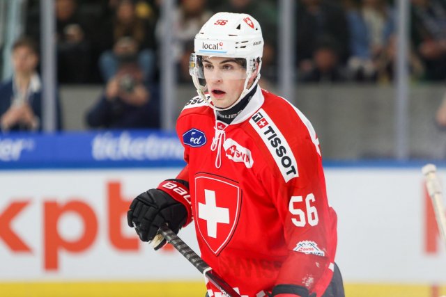 Photo hockey match Switzerland - Czech Republic le 16/12/2023