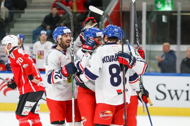 Photo hockey match Switzerland - Czech Republic le 16/12/2023