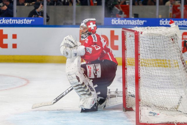 Photo hockey match Switzerland - Czech Republic le 16/12/2023