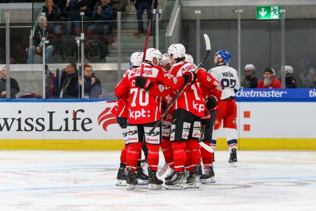 Photo hockey match Switzerland - Czech Republic le 16/12/2023
