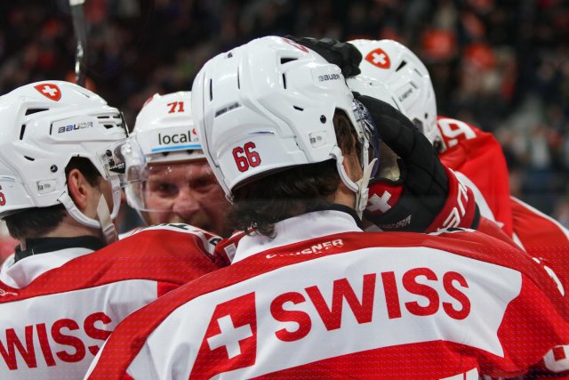 Photo hockey match Switzerland - Czech Republic le 16/12/2023