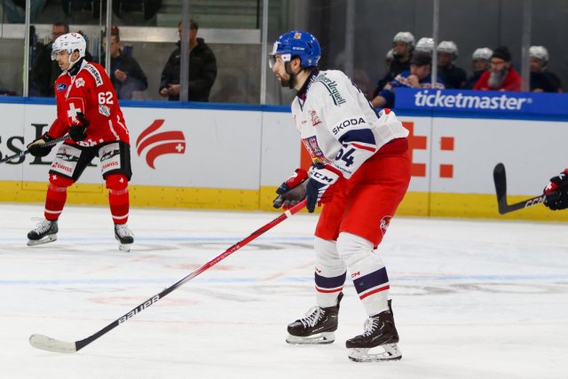 Photo hockey match Switzerland - Czech Republic le 16/12/2023