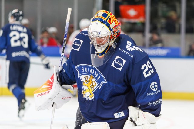 Photo hockey match Switzerland - Finland le 17/12/2023