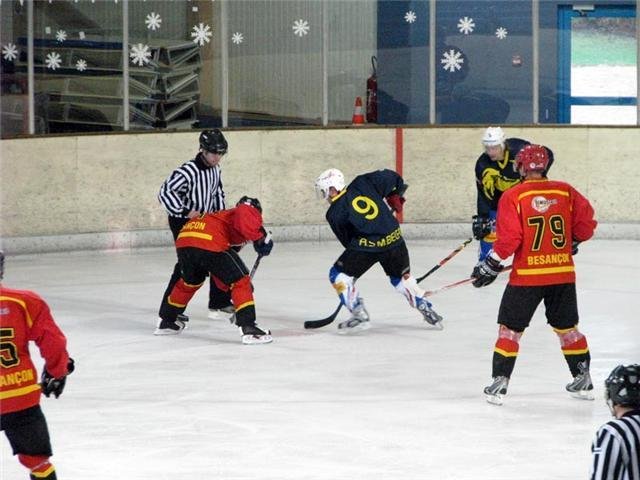 Photo hockey match Besançon - Belfort  le 10/10/2009