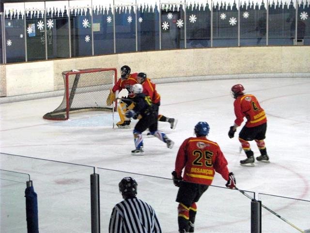 Photo hockey match Besançon - Belfort  le 10/10/2009