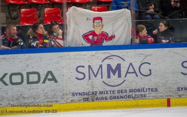 Photo hockey match Grenoble  - Amiens  le 19/12/2023