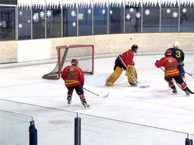 Photo hockey match Besançon - Belfort  le 10/10/2009