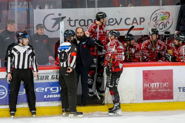 Photo hockey match Amiens  - Gap  le 22/12/2023