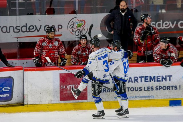 Photo hockey match Amiens  - Gap  le 22/12/2023