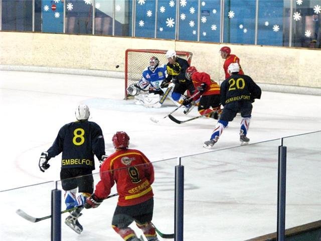 Photo hockey match Besançon - Belfort  le 10/10/2009