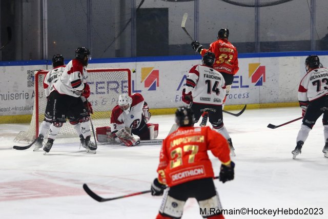 Photo hockey match Rouen - Briançon  le 22/12/2023