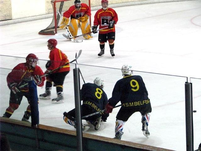 Photo hockey match Besançon - Belfort  le 10/10/2009