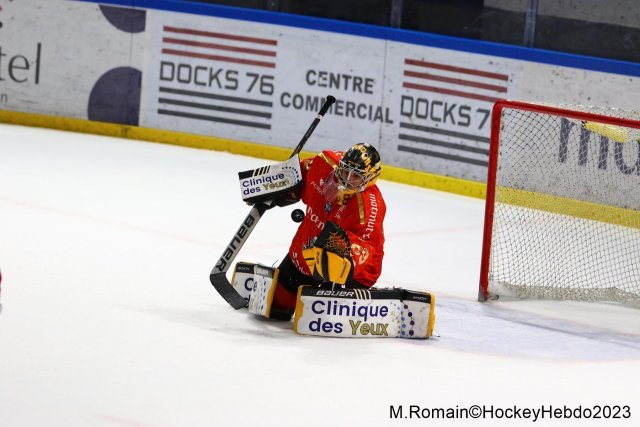 Photo hockey match Rouen - Briançon  le 22/12/2023