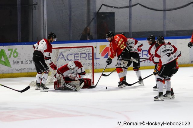 Photo hockey match Rouen - Briançon  le 22/12/2023