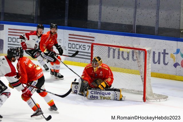 Photo hockey match Rouen - Briançon  le 22/12/2023