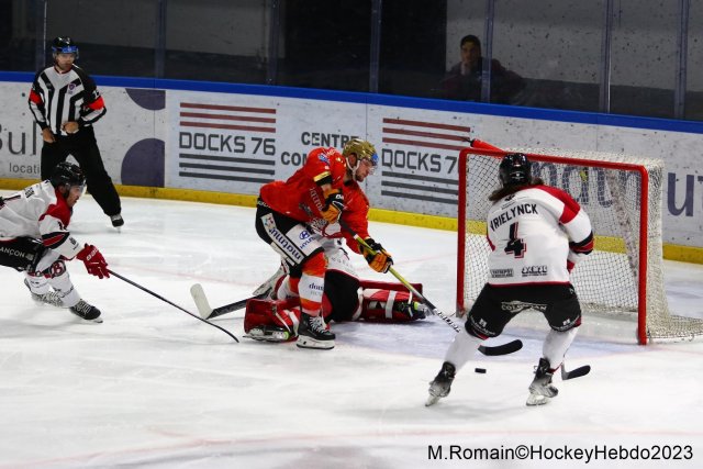 Photo hockey match Rouen - Briançon  le 22/12/2023